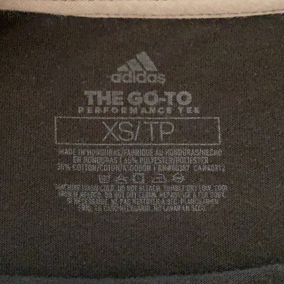 ADIDAS Black Long Sleeve Shirt. Climalite. Size XS - Picture 3 of 5